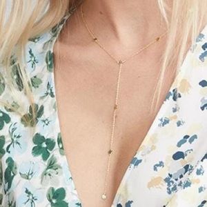 Chloe short lariat necklace